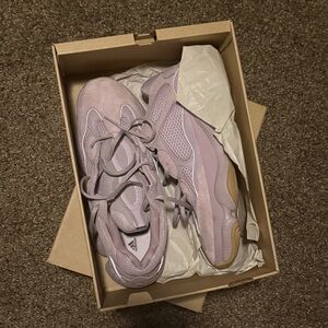 adidas men Lilac Mesh & Suede Sneakers